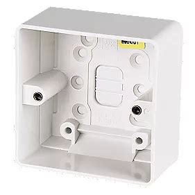 screwfix plastic back boxes